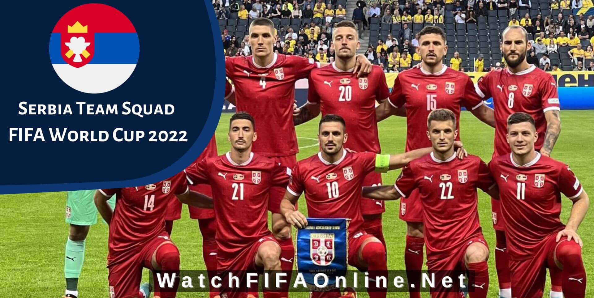 Serbia Team FIFA World Cup Squad